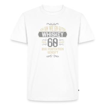 Cadeau pour un 60e anniversaire avec un dicton de 60 ans - T-shirt Premium bio Homme - blanc - Devant - Nico (187cm)