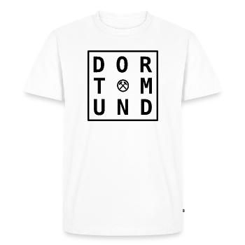 Dortmund fresh city design, gift & souvenir - Men's Premium Organic T-Shirt - white - Front - Nico (187cm)