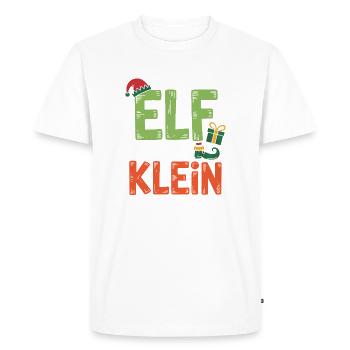 Petit humour d’elfe : Je ne suis pas un elfe - T-shirt Premium bio Homme - blanc - Devant - Nico (187cm)