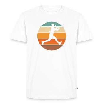 tennis - Men's Premium Organic T-Shirt - white - Front - Nico (187cm)