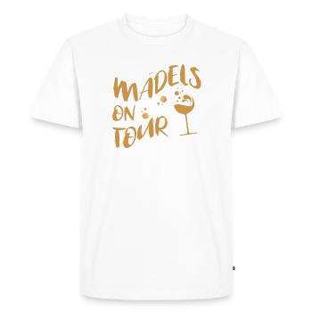 Girls on Tour – Women's Trip & Girlfriends Trip - Men's Premium Organic T-Shirt - white - Front - Nico (187cm)