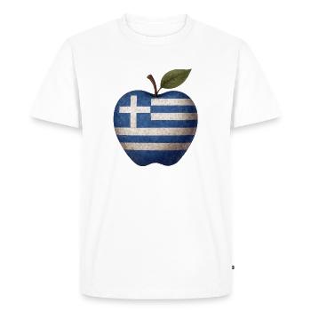 Grèce - T-shirt Premium bio Homme - blanc - Devant - Nico (187cm)