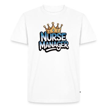 Nurse Manager – Healthcare Leader Nursing Team - Men's Premium Organic T-Shirt - white - Front - Nico (187cm)