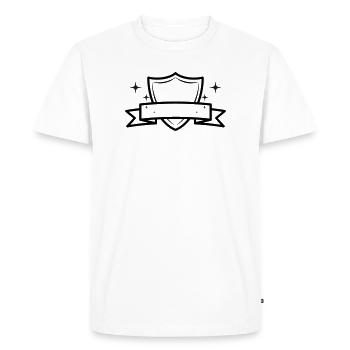 Équipe - Idée cadeau - Symboles - T-shirt Premium bio Homme - blanc - Devant - Nico (187cm)