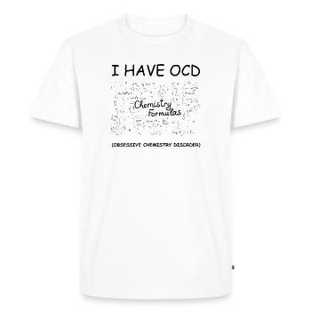 Chemistry Teacher Women In Science Scientist - Men's Premium Organic T-Shirt - white - Front - Nico (187cm)