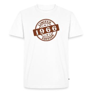 Édition limitée 1966 - T-shirt Premium bio Homme - blanc - Devant - Nico (187cm)