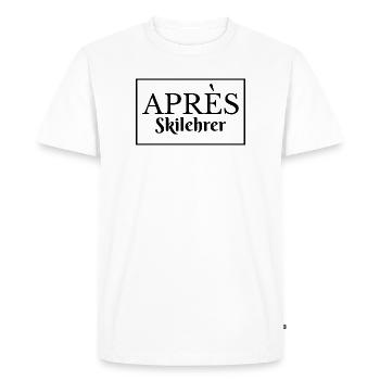 Après Ski Instructor Party Humor - Men's Premium Organic T-Shirt - white - Front - Nico (187cm)