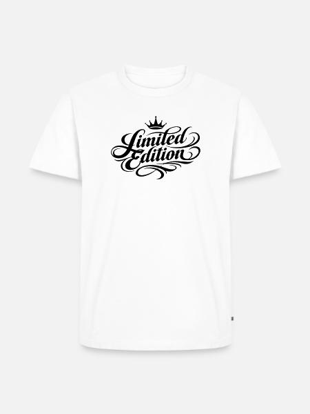 Limited Edition Tattoo - Männer Premium Bio T-Shirt - Weiß
