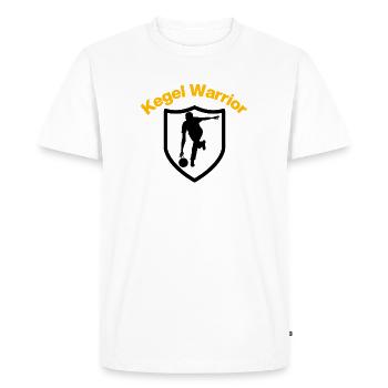 Guerrier de Kegel, Légende de l’athlétisme, All 9e, Joueur de bowling - T-shirt Premium bio Homme - blanc - Devant - Nico (187cm)