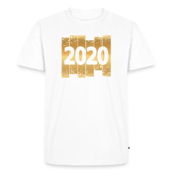 2020 - T-shirt Premium bio Homme - blanc - Devant - Nico (187cm)