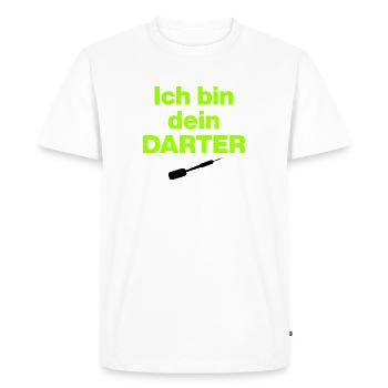 I'm Your Darter, Neon Style, Star War Style - Men's Premium Organic T-Shirt - white - Front - Nico (187cm)