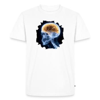 The other day at the X-ray - everything is fine - Men's Premium Organic T-Shirt - white - Front - Nico (187cm)