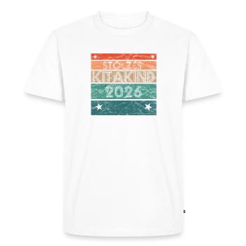 Proud Kitakind 2026 Kita Start Kindergarten Garden Garden - T-shirt Premium bio Homme - blanc - Devant - Nico (187cm)