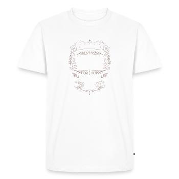 Legendary since 2008 18 Birthday Vintage Design - Men's Premium Organic T-Shirt - white - Front - Nico (187cm)