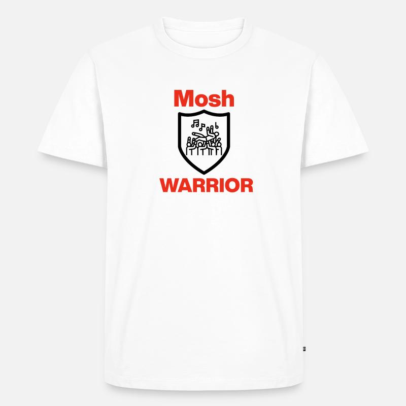 Mosh Warrior – Pit Legend! - Männer Premium Bio T-Shirt - Weiß