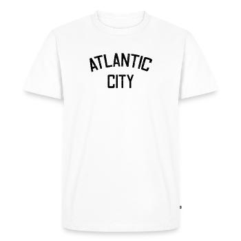 Atlantic City - Fondé en 1854 - New Jersey - États-Unis - T-shirt Premium bio Homme - blanc - Devant - Nico (187cm)