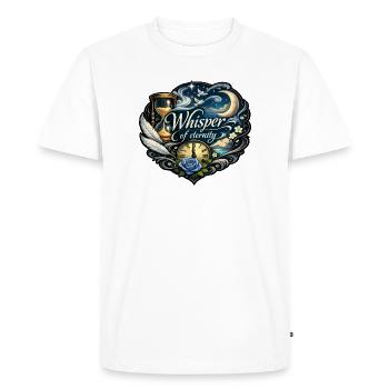 Murmure de l’éternité - T-shirt Premium bio Homme - blanc - Devant - Nico (187cm)