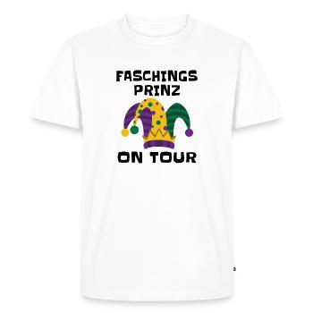 Carnival Prince on Tour – Carnival Costume - Men's Premium Organic T-Shirt - white - Front - Nico (187cm)