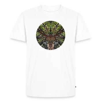 Créatures de la nature dans la cime des arbres - T-shirt Premium bio Homme - blanc - Devant - Nico (187cm)