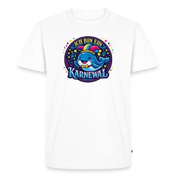 Jeu de mots de Carnaval Jecke Cadeau drôle 5e année - T-shirt Premium bio Homme - blanc - Devant - Nico (187cm)