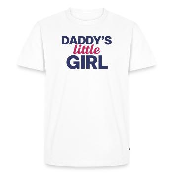 Daddy's Little Girl Cute Daughter Design - Men's Premium Organic T-Shirt - white - Front - Nico (187cm)