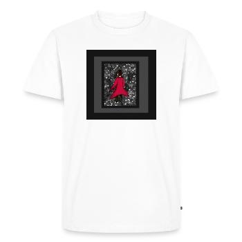 Anime_Roter Manteau - T-shirt Premium bio Homme - blanc - Devant - Nico (187cm)