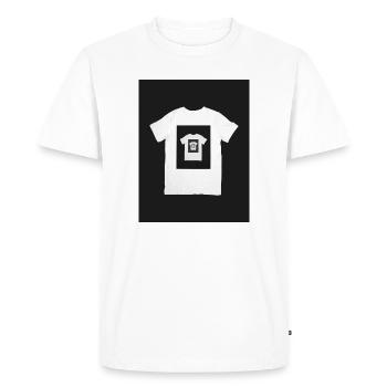 T-shirt - T-shirt Premium bio Homme - blanc - Devant - Nico (187cm)