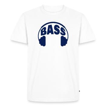 Basse - T-shirt Premium bio Homme - blanc - Devant - Nico (187cm)