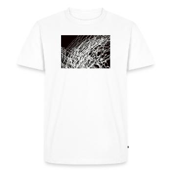 Lichtspiele 3 - T-shirt Premium bio Homme - blanc - Devant - Nico (187cm)