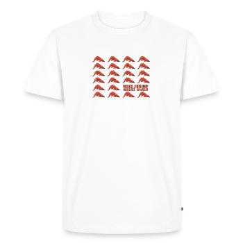 Make Shrimp Great Again - T-shirt Premium bio Homme - blanc - Devant - Nico (187cm)