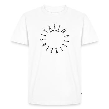Off to freedom 2026 - Abitur - Matura - Men's Premium Organic T-Shirt - white - Front - Nico (187cm)