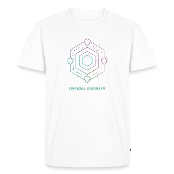 Firewall Engineer - Cybersecurity - Men's Premium Organic T-Shirt - white - Front - Nico (187cm)