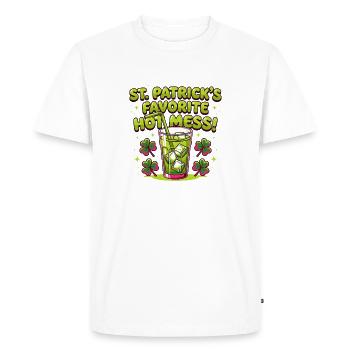 Le désordre préféré de St Patricks - T-shirt Premium bio Homme - blanc - Devant - Nico (187cm)