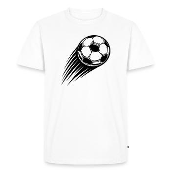 Soccer Ball Icon - Men's Premium Organic T-Shirt - white - Front - Nico (187cm)