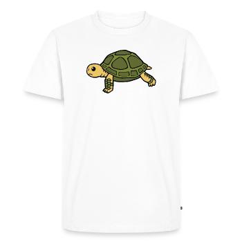 Turtle Turtles - Men's Premium Organic T-Shirt - white - Front - Nico (187cm)