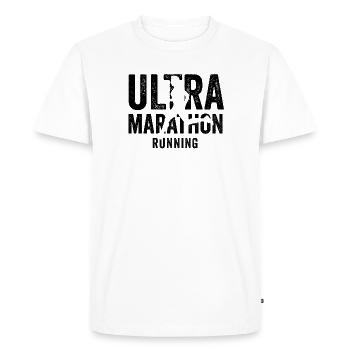 Ultramarathon - T-shirt Premium bio Homme - blanc - Devant - Nico (187cm)