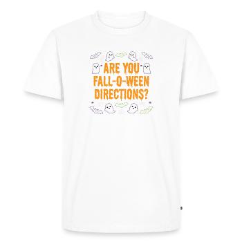 Êtes-vous enseignant en cours d’automne O-Ween ? Sanctuaire - T-shirt Premium bio Homme - blanc - Devant - Nico (187cm)