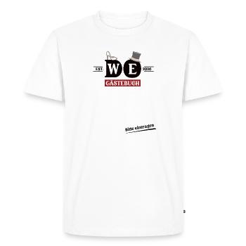 Wedding 2026 Marriage Guestbook Shirt Marriage - Men's Premium Organic T-Shirt - white - Front - Nico (187cm)