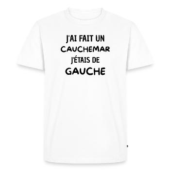 Humour onirique au contraste inattendu - T-shirt Premium bio Homme - blanc - Devant - Nico (187cm)