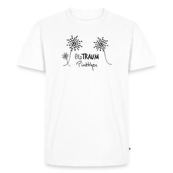 ELLATRAUM Pünktchen - Les biens célestes originels - T-shirt Premium bio Homme - blanc - Devant - Nico (187cm)