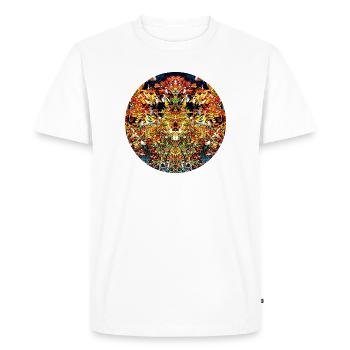 Créatures de la nature au bord de l’étang de glace - T-shirt Premium bio Homme - blanc - Devant - Nico (187cm)