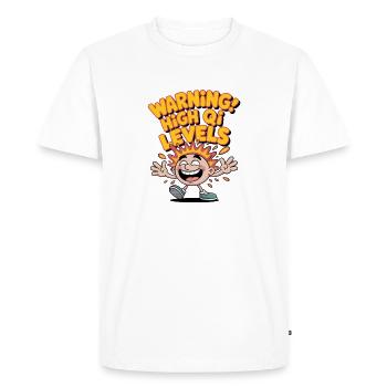 Qigong Tai Chi - Men's Premium Organic T-Shirt - white - Front - Nico (187cm)