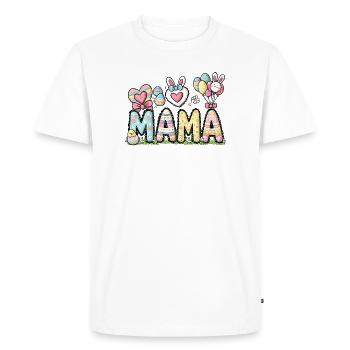 Pastel Easter Mom Design - Men's Premium Organic T-Shirt - white - Front - Nico (187cm)
