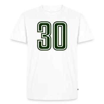 30 - T-shirt Premium bio Homme - blanc - Devant - Nico (187cm)