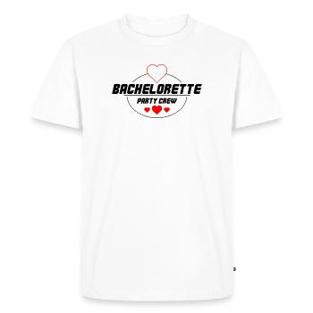 Bachelorette Party Crew - Men's Premium Organic T-Shirt - white - Front - Nico (187cm)