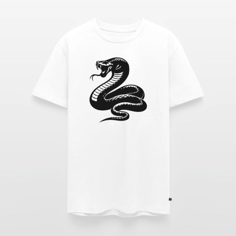 Silhouette du python serpent T-shirt Premium bio Homme