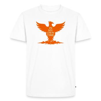 Heilungsreise Zur Transformation Innerer Stärke - T-shirt Premium bio Homme - blanc - Devant - Nico (187cm)