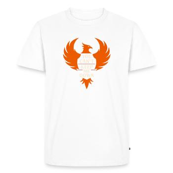 Heilungsreise Zur Transformation Innerer Stärke - T-shirt Premium bio Homme - blanc - Devant - Nico (187cm)