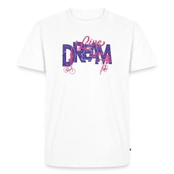 Cyclisme artistique, cyclisme artistique, vélo en salle - T-shirt Premium bio Homme - blanc - Devant - Nico (187cm)