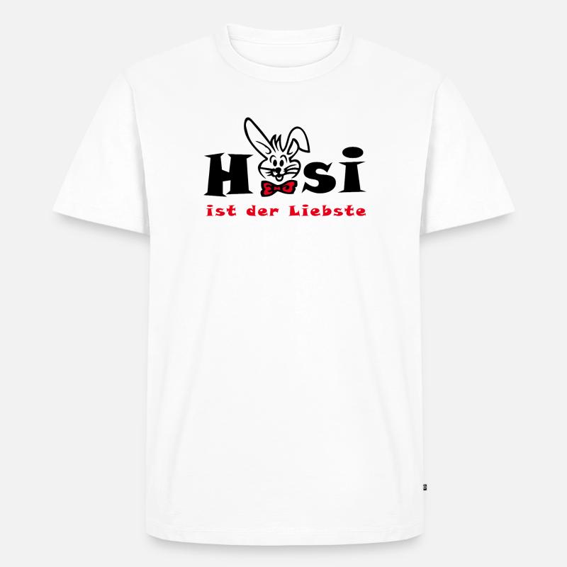 Bunny est la plus chère Easter - T-shirt Premium bio Homme - blanc